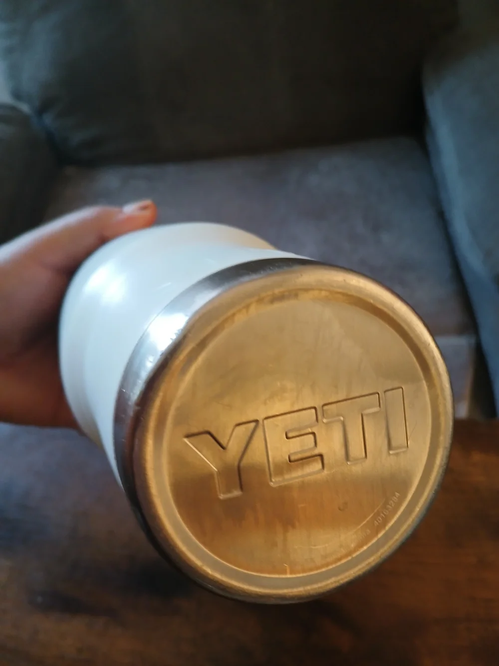 YETI White Stainless Steel Insulated Tumbler